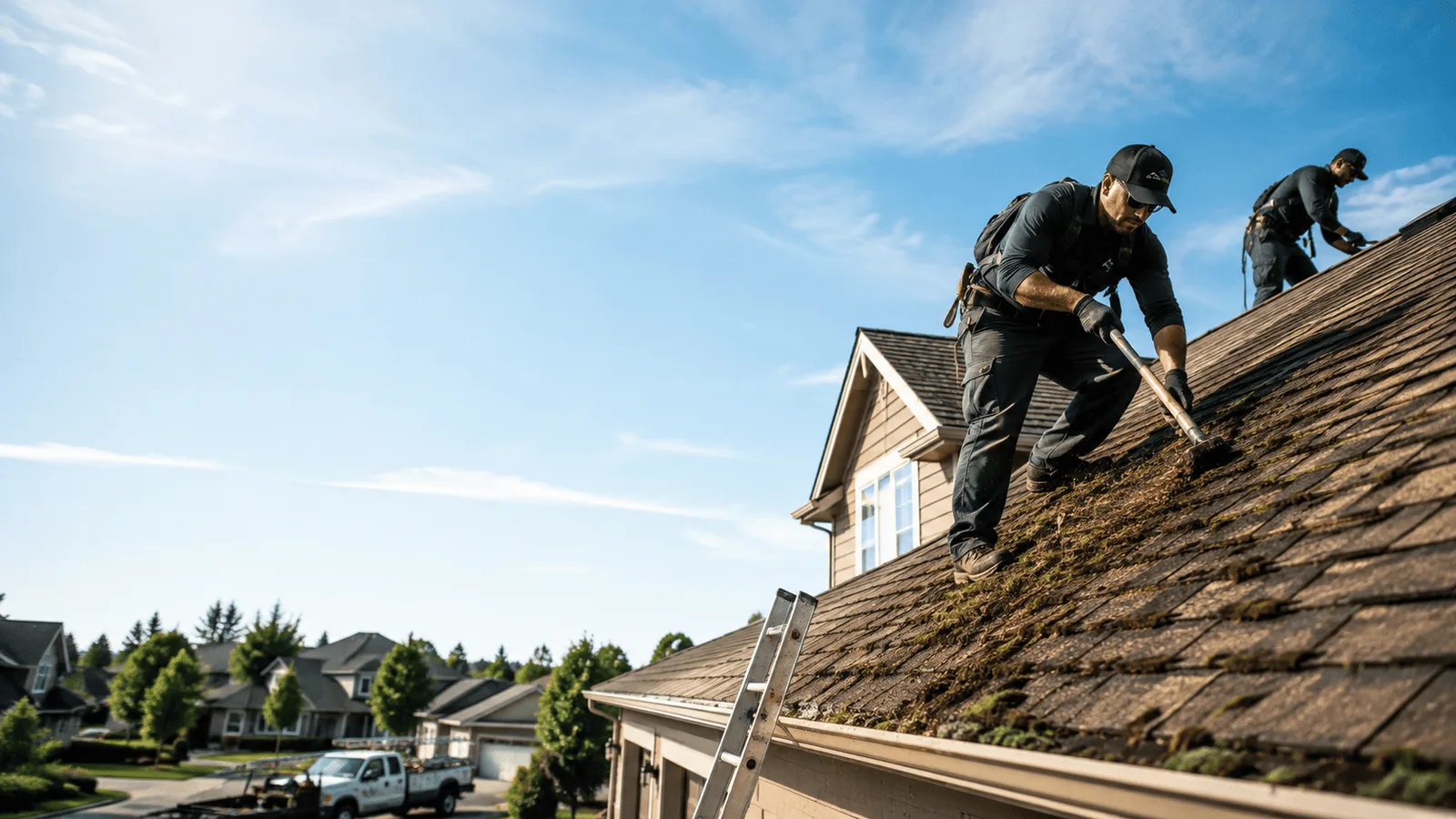 Roof Moss Removal in Sidney, IL near me